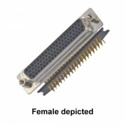 78-Way D-Type Male Right-Angle PCB