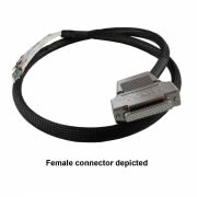 Cable Assy 44-Way D-Type M/Unterm 0.5m