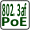 PoE (802.3af) compliant