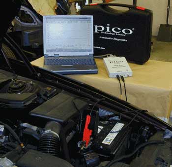 oscilloscope for automotive diagnostics
