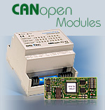 CANopen I/O Modules and CANopen Chip solutions